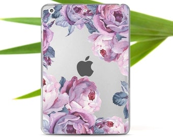Purple Flowers iPad Case iPad 2 Case iPad Mini 2 Case iPad Mini 4 Case Floral Smart Cover iPad 3 Case iPad Air Case Pro 9.7 Case iPad 4 i022