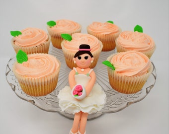 Handmade Ballerina Cake Topper