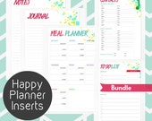 Happy Planner Printable Inserts by PrintandProperDesign on Etsy