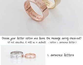customized ring personalized jewelry love ring gold band ring pink gold ring - Customize Wedding Ring customized ring personalized jewelry love ring gold band ring pink gold ring - Customize Wedding Ring