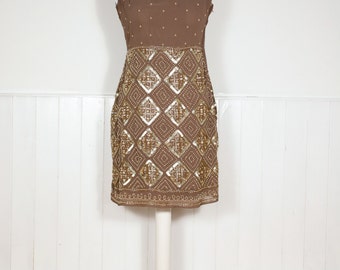 Vintage Hand Beaded Dress