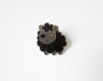 black sheep enamel pin