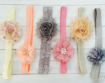 Baby Headbands, Baby Head Bands, Baby Girl Headband, Kids Hair Accessories, Baby Headbands and Bows, Baby Girl Bows, Baby Flower Headband