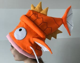 Magikarp Hat - Pokemon, Pokemon Go, Felt