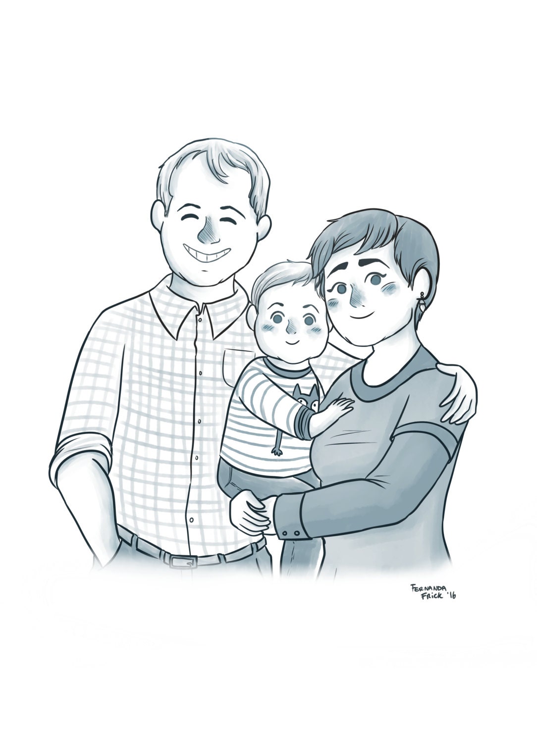 14+ Family Picture Cartoon Easy Drawing Gif