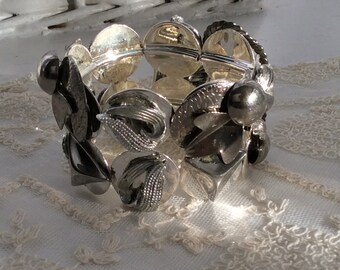 The Wide Cuff Bracelet, Made from Vintage Earrings!