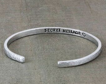 Sterling Silver Bracelets for Women - Personalized Jewelry - Dainty Silver Bracelet - Custom Engraved Jewelry - Graduation Gift Ideas
