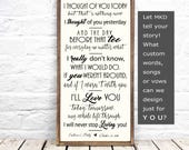 Song lyrics wall art | Etsy
