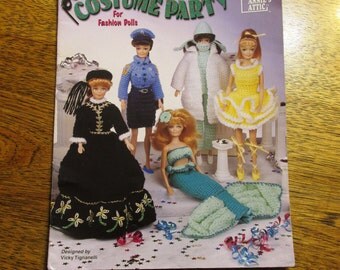 CROCHET Costume Party - Police Officer, Fire Fighter, Doctor, Mermaid, Ballerina - Wardrobe for 11.5" Fashion BARBIE Dolls by Annie's Attic