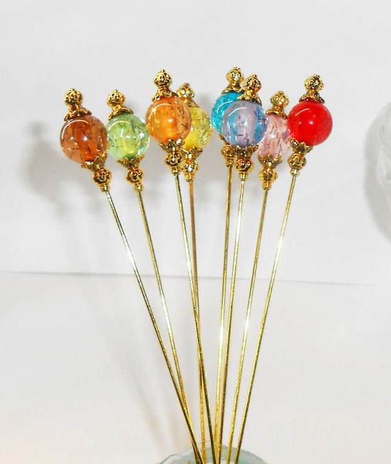 Festive Beaded Cocktail Picks Martini Picks Party Picks