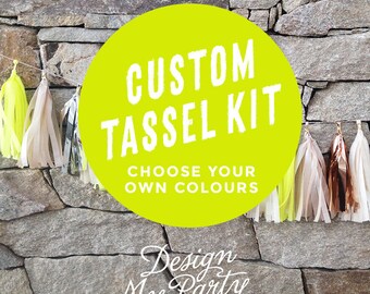 Custom Balloon Tassel Garland Kit - Choose your colours