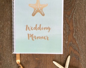 Destination Wedding Planner Book-Wedding Organizer-Engagement Gift-Wedding Planning Guide-Wedding Keepsake-Bridal Shower-Beach Wedding