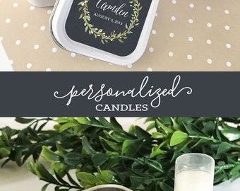Baptism Favors Girl Christening Favors Baptism Favors for Boys Candle Baptism Favor Candles (EB2077GDN) 12| pcs