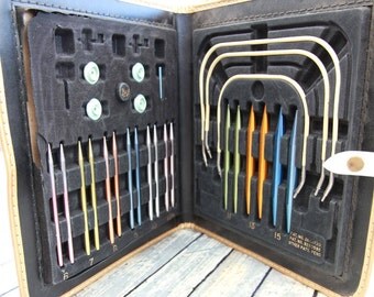 Vintage Boye Circular Knitting Needle Set