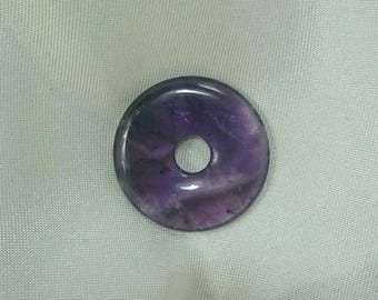 Donut - Amethyst-gemstone jewelry purple violet