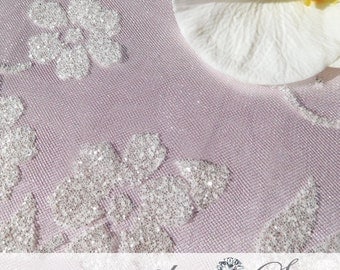 Head Table Linens, Glitter Overlay, Beaded Overlay, Glitter Tablecloth,