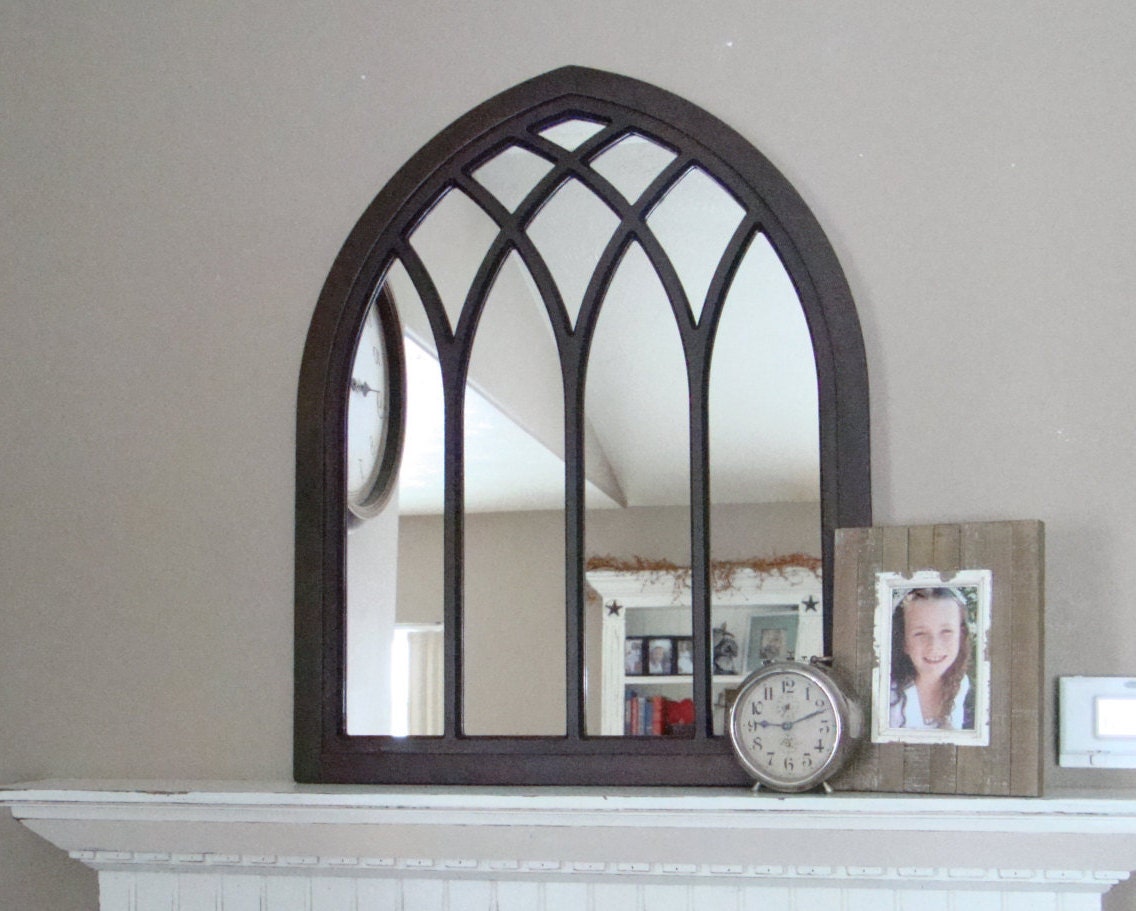 30 Tall Laced Cathedral Window Mirror