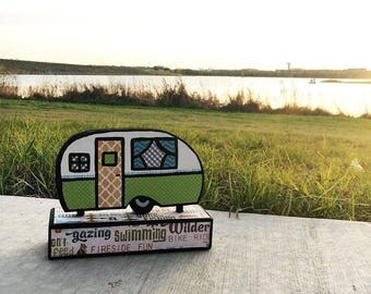 Camper Decor, RV Decor, Wood Decor, Travel Trailer Decor, Summer Decor, Outdoor Decor, Wood Art, Handmade Wood Decor, Adventure, Travel