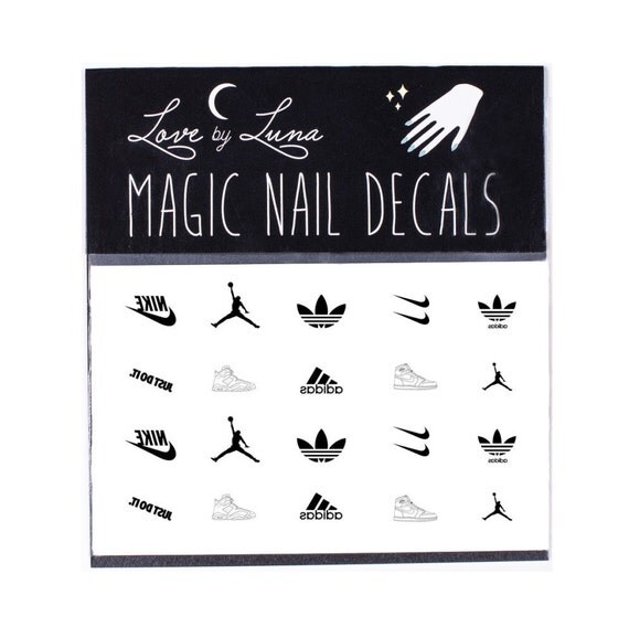 Air Jordan Nail Decal / Nike Nail Decal / Adidas Nails