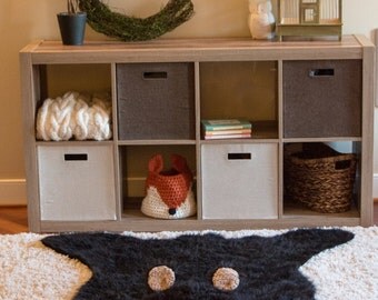 Bear Rug / Faux Bear Rug / woodland nursery / Baby room decor / animal playmat /