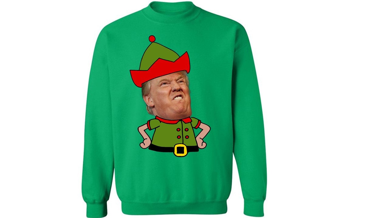 Trump Christmas Sweater Sweatshirt Trump Sweater Sweatshirt