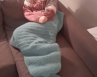 PDF Crochet pattern mermaid tail blanket