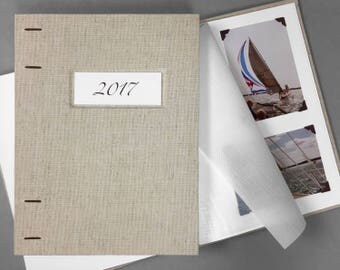 Modern photo album | Wedding photo album Scrap book album Personalized album Coptic stitch Hand bound