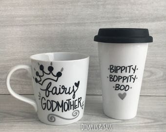 Fairy Godmother Mug | Future Godmother | Pregnancy Reveal | Will You Be The Godmother | Godmother Gift | Baptism Gift | Best Godmother Gift