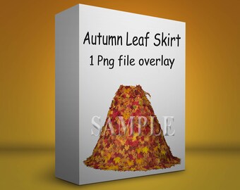 One PNG file Autumn Leaf Skirt