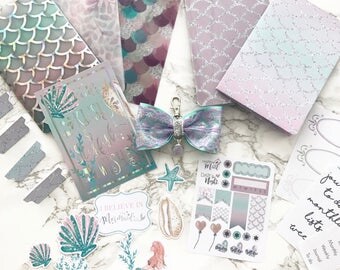MERMAZING Travelers Notebook Decorative Kit | Vellum | Acetate | Dashboard | Ephemera