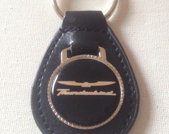 Ford Thunderbird Keychain Genuine Leather Ford Key Chain