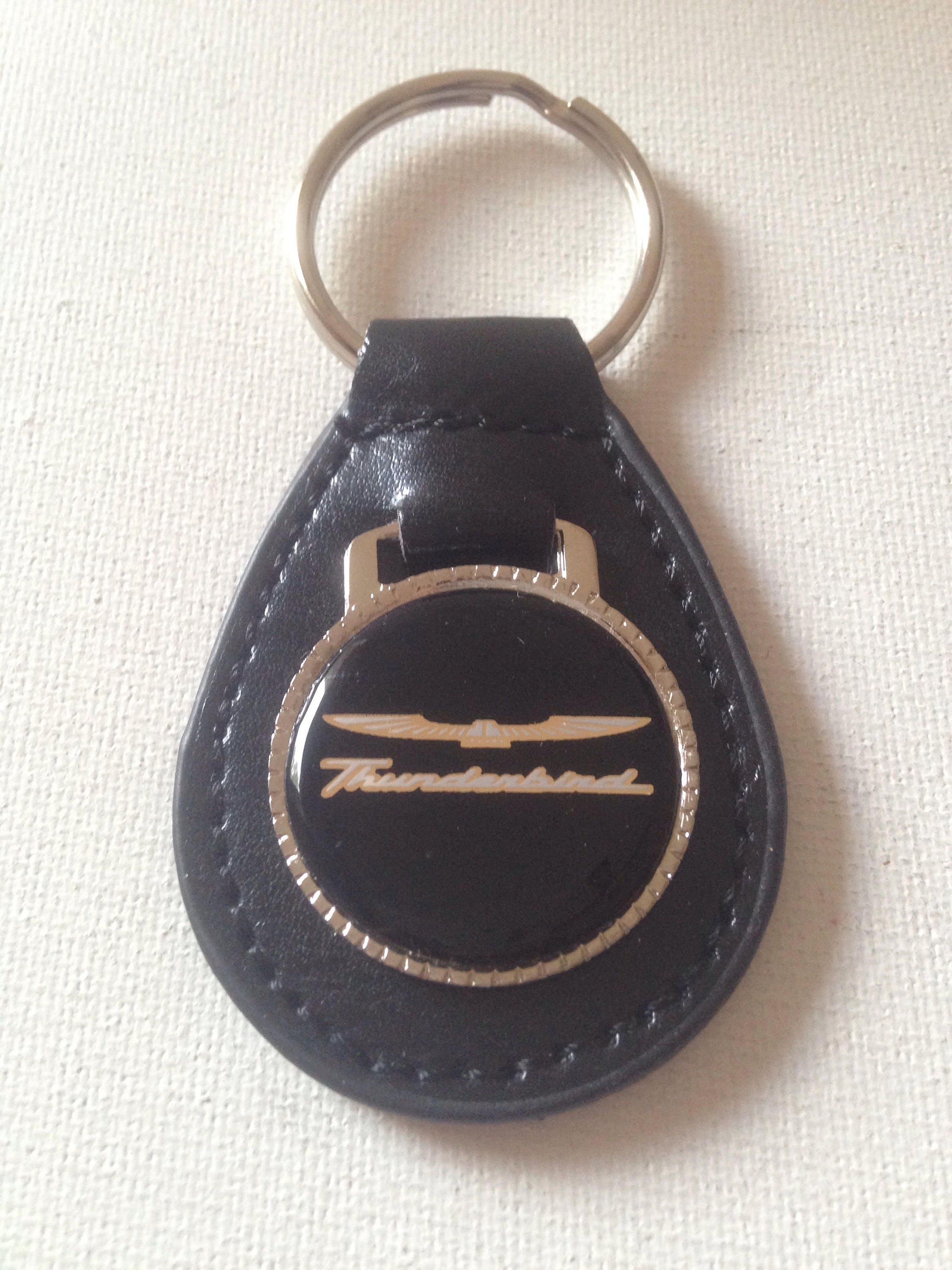 Ford Thunderbird Keychain Genuine Leather Ford Key Chain