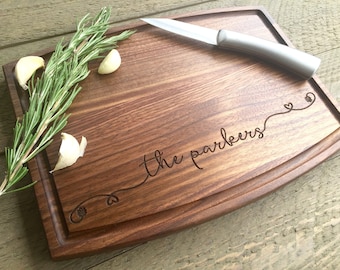 Personalized Cutting board, Wedding Gift, wedding shower gift, Custom cutting board, Fast shipping