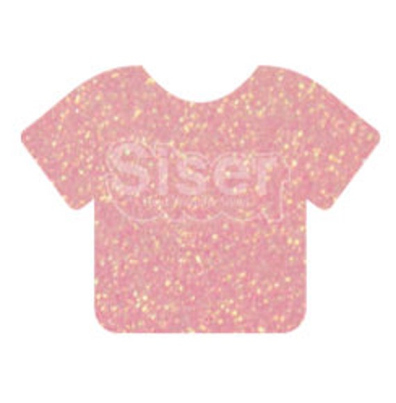 1 12x20 Light Pink Translucent Siser Glitter HTV Siser