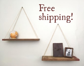 Hanging shelves, Planter, Hanging planter, Bathroom Wall Decor, Rustic Shelves, Wall Planter, Shelves, Bathroom Shelves, Wall Shelves, Wall