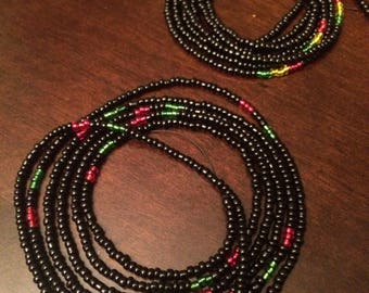 African waist beads
