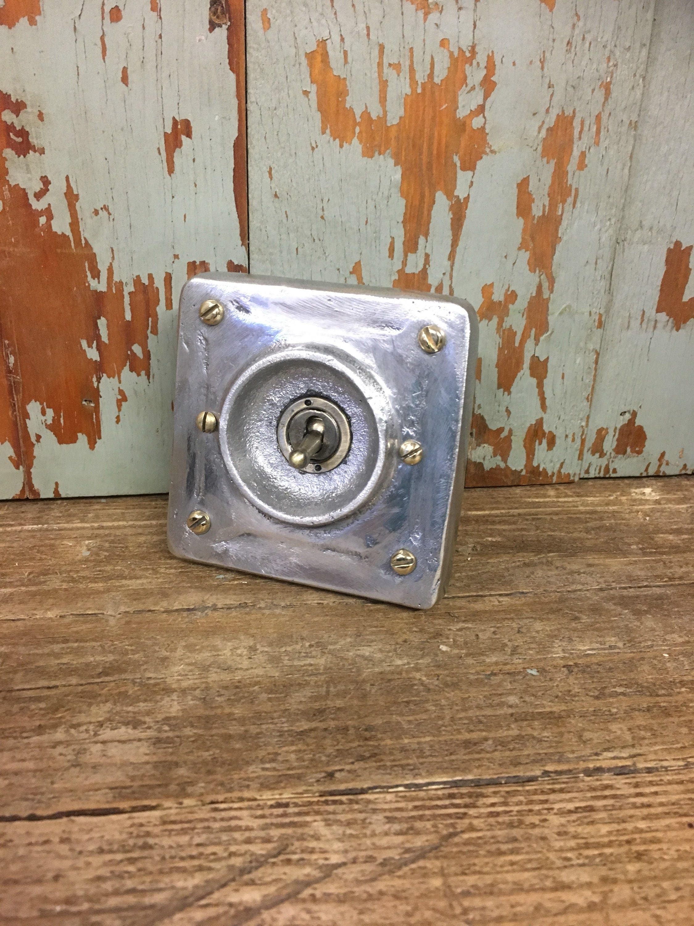 Vintage industrial style light switch