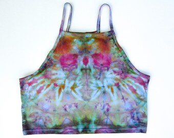Ice-Dyed Women's Halter Tank, M