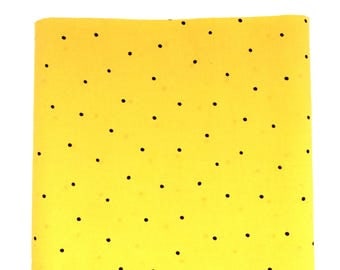 Yellow Polka Dot Fabric / Yellow Dot Fabric / Timeless Treasures C-6428 / Yellow Fabric / Quilting Fabric / Fabric by the Yard