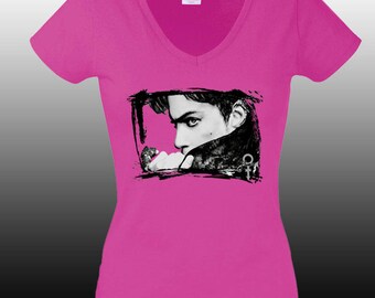 Prince art print, Prince shirt, Prince Tshirt, Pop art clothing, Prince, T shirt for Women,
