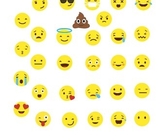 Emoji svg, emoji download svg, smiley face svg, emoji collection svg, smiley svg, emoticon, emoticon svg, heart eye emoji, emoji svg bundle