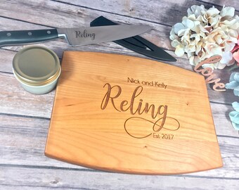 SALE Cutting Board, Bride & Groom Cutting Board, Wedding Cutting Board, Bridal Shower Gift, Custom Cutting Board, Wedding Gift, Bride Gift