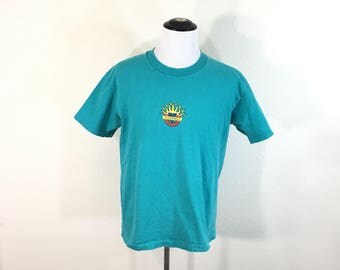 90's vintage vuarnet france sunglasses all cotton t-shirt made in usa size XL