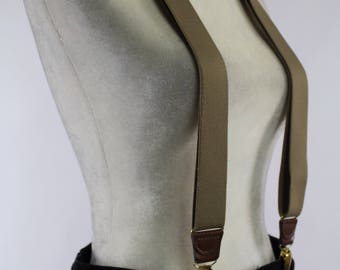 90's Cargo Tan Suspenders