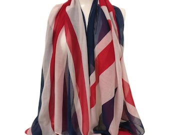 Vintage Union Jack BRITISH FLAG Scarves