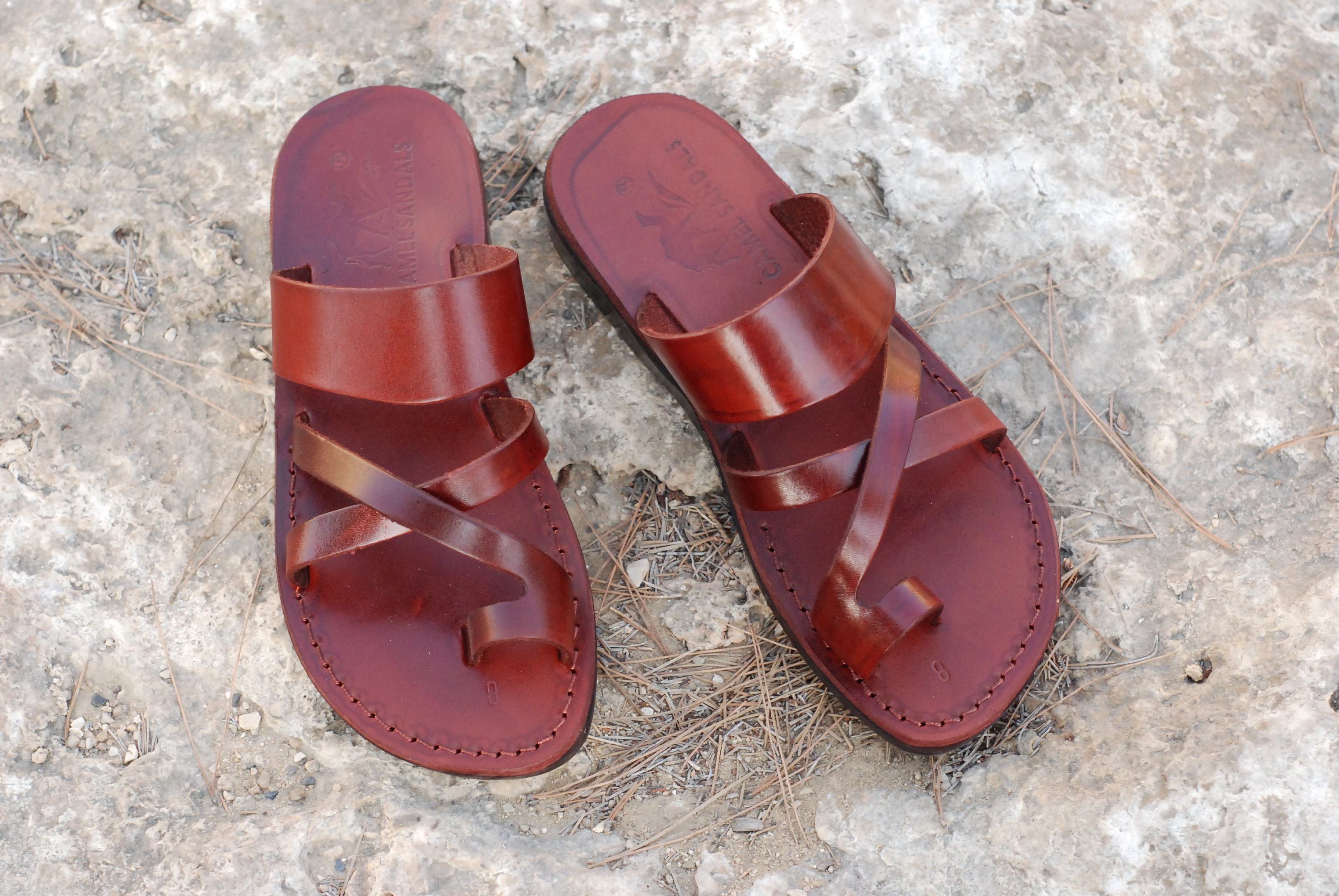 Brown leather sandal handmade sandals brown sandals for men