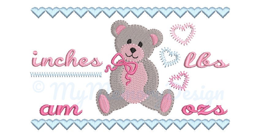 Birth announcement embroidery design  birth template machine Birth announcement embroidery design  birth template machine