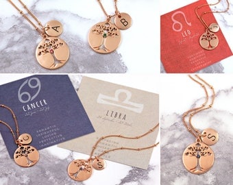 Tree-Of-Life | Tree-Of-Life Pendant | Family Tree Necklace | Tree-Of-Life Jewelry | Rose Gold Necklace | Personalised Jewelry | Tree Of Life