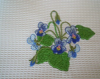 WHITE COTTON TEA TOWEL