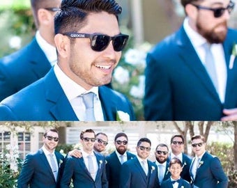 10% OFF Wedding Party Sunglasses Set of 6, Groom Sunglasses, Best Man Sunglasses, Groomsmen Sunglasses, Groomsman Gift, Wedding Sunglasses